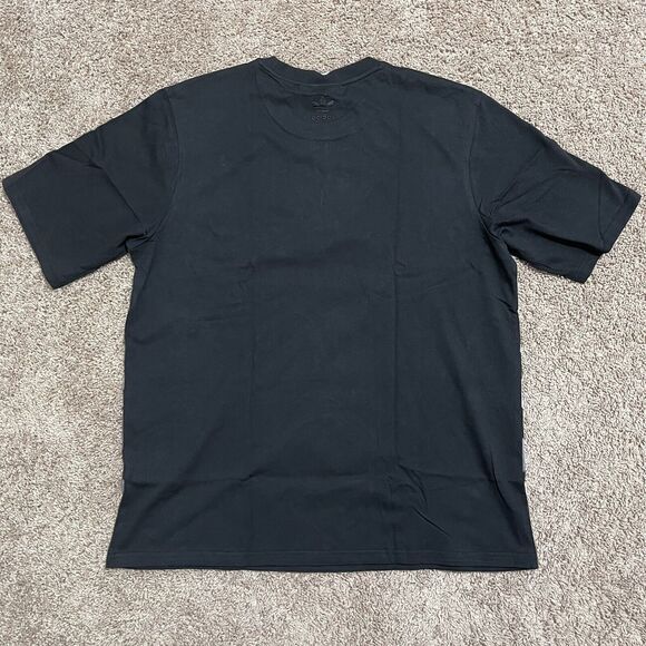 NEW adidas Racing Shirt Mens Medium Black Jeremy Scott NASCAR Rally Heavyweight - Picture 5 of 10